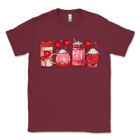Burgundy valentines day coffee Classic Tee - JahusDesignShop