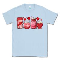 Dusty Blue valentines day coffee Classic Tee - JahusDesignShop