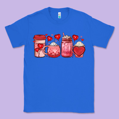 Valentines Day Coffee Classic Tee Designed By Jahusdesignshop