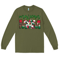 Army Green mexican flag sunflower mom leopard Long Sleeve Tee - JahusDesignShop