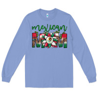 Colony Blue mexican flag sunflower mom leopard Long Sleeve Tee - JahusDesignShop