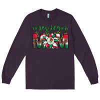 Plum mexican flag sunflower mom leopard Long Sleeve Tee - JahusDesignShop