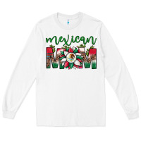 White mexican flag sunflower mom leopard Long Sleeve Tee - JahusDesignShop