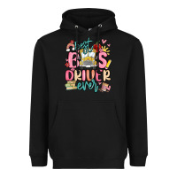 Black best bus driver ever Heavyweight Hoodie - MaliasSmallBusiness