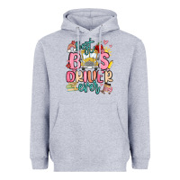 Heather Grey best bus driver ever Heavyweight Hoodie - MaliasSmallBusiness