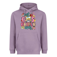 Lavender best bus driver ever Heavyweight Hoodie - MaliasSmallBusiness