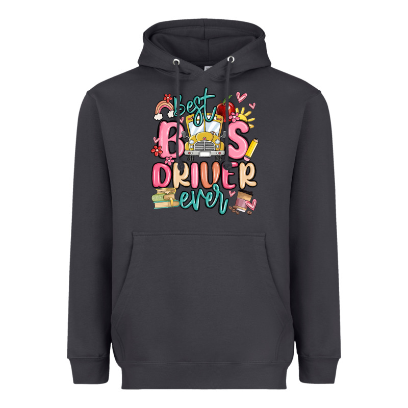 Best Bus Driver Ever Heavyweight Hoodie by MaliasSmallBusiness | Teevron