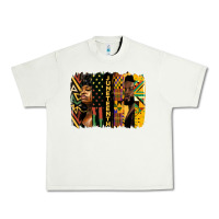Pistachio juneteenth brush stroke Urban Heavy Tee - HRA Design Shop
