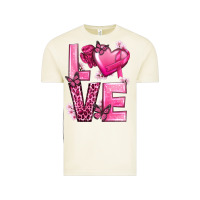 Vintage Arctic Love Cancer with Heart Vintage Tee - texasbilliewilder