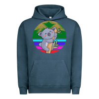 Pigment Midnight Navy Koala Urban Hoodie - Bettercallsaul