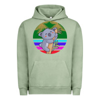 Pigment Oil Green Koala Urban Hoodie - Bettercallsaul