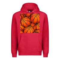 Cardinal basketball seamless pattern Premium Hoodie - BundleAndBundleShop