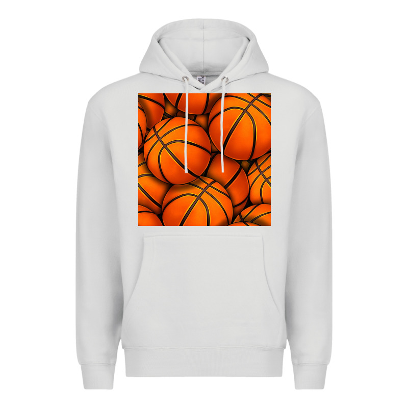 Basketball Seamless Pattern Premium Hoodie by BundleAndBundleShop | Teevron
