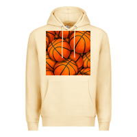 Pina Colada basketball seamless pattern Premium Hoodie - BundleAndBundleShop