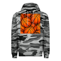 Slate Camo basketball seamless pattern Premium Hoodie - BundleAndBundleShop