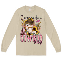 Mushroom i wanna be a cowboo baby halloween Long Sleeve Tee - AdoDesignShop