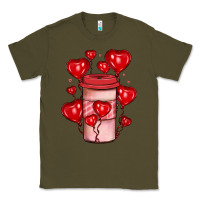 Army Green valentines day coffee Classic Tee - JahusDesignShop