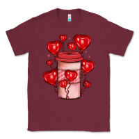 Burgundy valentines day coffee Classic Tee - JahusDesignShop
