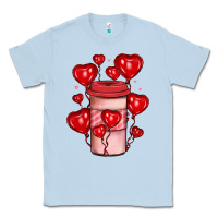 Dusty Blue valentines day coffee Classic Tee - JahusDesignShop