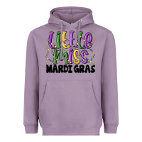 Lavender little miss mardi gras Heavyweight Hoodie - MaliasSmallBusiness