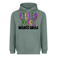 Sage little miss mardi gras Heavyweight Hoodie - MaliasSmallBusiness