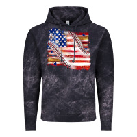 Cloud Black baseball american flag Vintage Hoodie - texasbilliewilder