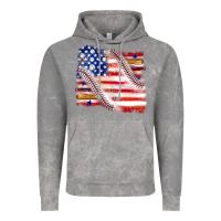 Cloud Rock baseball american flag Vintage Hoodie - texasbilliewilder
