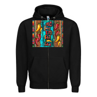 Black fiesta with pepper Zipper Hoodie - Artiststas