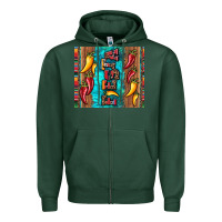 Sports Green fiesta with pepper Zipper Hoodie - Artiststas