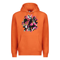 Carrot valentine's day cow patches Premium Hoodie - AdoDesignShop