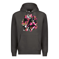 Smoke valentine's day cow patches Premium Hoodie - AdoDesignShop