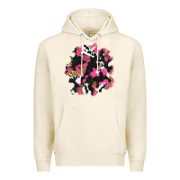 Tofu valentine's day cow patches Premium Hoodie - AdoDesignShop
