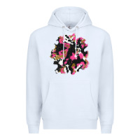 White valentine's day cow patches Premium Hoodie - AdoDesignShop