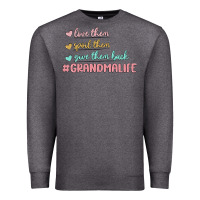 Charcoal Heather grandma life Premium Sweatshirt - MaliasSmallBusiness