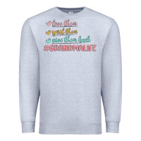 Heather Grey grandma life Premium Sweatshirt - MaliasSmallBusiness