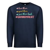 Navy grandma life Premium Sweatshirt - MaliasSmallBusiness