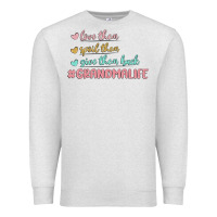 Oatmeal Heather grandma life Premium Sweatshirt - MaliasSmallBusiness