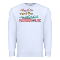 White grandma life Premium Sweatshirt - MaliasSmallBusiness