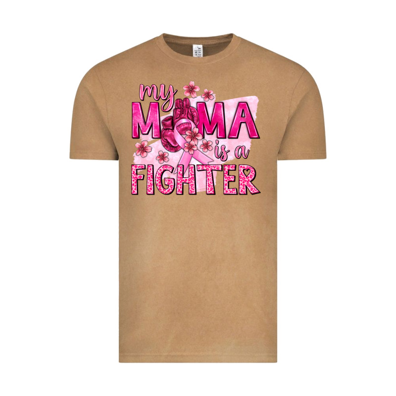 My Mama Is A Fighter With Ribbon Vintage Tee by texasbilliewilder | Teevron