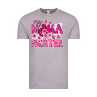 Vintage Zinc My Mama Is a Fighter with Ribbon Vintage Tee - texasbilliewilder