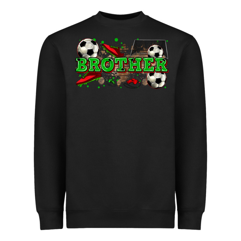Brother Soccer Heavyweight Sweatshirt by Zillion Design Studio | Teevron