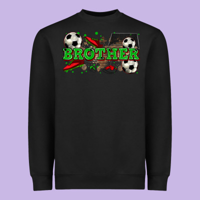 Brother Soccer Heavyweight Sweatshirt Designed By Zillion Design Studio