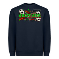 Navy brother soccer Heavyweight Sweatshirt - Zillion Design Studio
