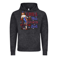 Vintage Black chill the fourth out 4th july Vintage Hoodie - texasbilliewilder