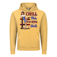 Chill The Fourth Out 4th July Vintage Hoodie | Teevron