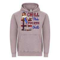 Vintage Zinc chill the fourth out 4th july Vintage Hoodie - texasbilliewilder