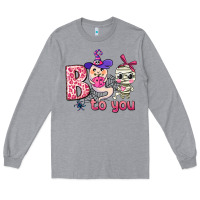 Heather Grey boo to you Long Sleeve Tee - AdoDesignShop