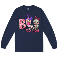 Navy boo to you Long Sleeve Tee - AdoDesignShop