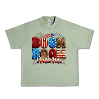 Oil Green Boom boom mama Urban Heavy Tee - Neo Western