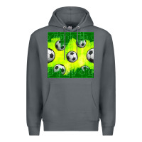 Rock soccer balls with field  and tactics seamless pattern Premium Hoodie - BundleAndBundleShop